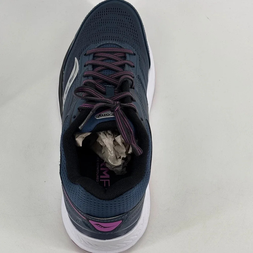 Saucony Echelon 8 Women Size 8.5 Alloy Sky Blue Purple Running Shoes S10576-25